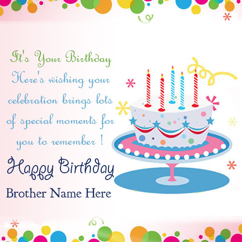 Best Happy Birthday Greetings Card For Brother