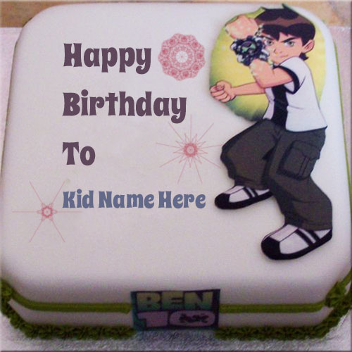 Print Your Kids Name On Cartoon Birthday Cake Pics Online